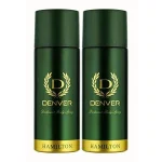 Denver Hamilton Deodorant For Men (165ml) (Pack of 2)