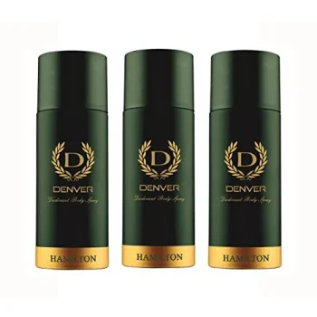 Denver Hamilton Deodorant For Men (150ml) (Pack of 3)