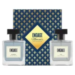 Engage Gift Set - Moments Luxury Perfume Gifts for Men, Homme & Yin, 200ml, Long Lasting Smell Men Perfume (Pack of 2)