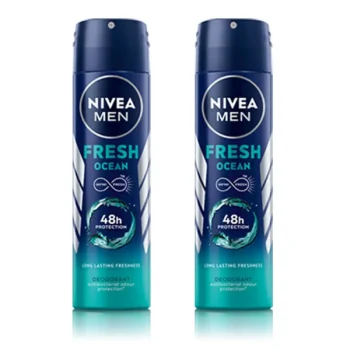 Nivea Fresh Ocean Deodorant For Men - 150ml (Pack of 2)