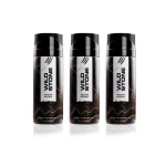 Wild Stone Night Rider Deodorants Body Spray for Men, Long Lasting Deo - 150ml (Pack of 3)