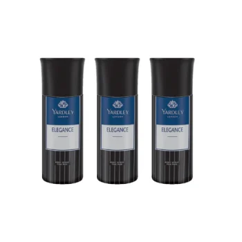 Yardley London Elegance Deodorant For Men 150-ML (Pack of 3)